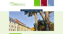 Desktop Screenshot of gwk1921-wohnbau.de